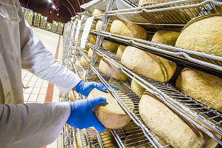 person holding cheese on shelf thumbnail