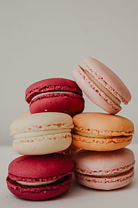 assorted-color French macarons thumbnail