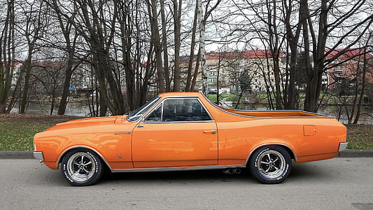 Orange Chevrolet El Camino thumbnail
