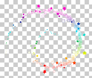 Light Magic, Magic effects, multicolored spiral star graphic art PNG clipart