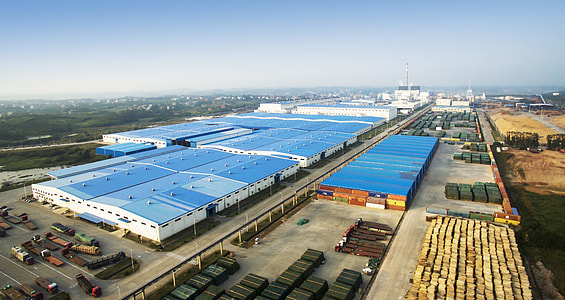 aerial photography of warehouse during daytime thumbnail