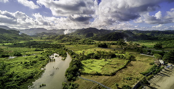 aerial photograph of green field thumbnail
