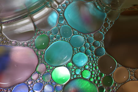 oil in water, oil eye, liquid, abstract, texture, macro thumbnail