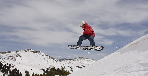 man riding snowboard thumbnail