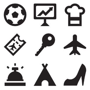 Pinpoint - Businesses svg vector icon sets
