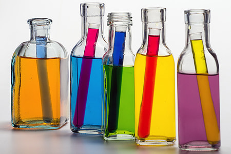 five filled bottles thumbnail
