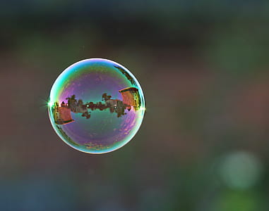 selective-focus photography of bubble thumbnail