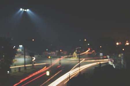 Timelapse Photography of Roadway With Car during Nighttime thumbnail