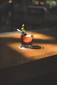 fruit on poured drinking glass thumbnail