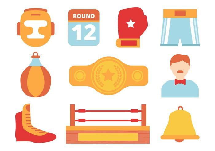 Free Boxing Design Element Collection Vector Eps Svg File Free Graphics Uihere