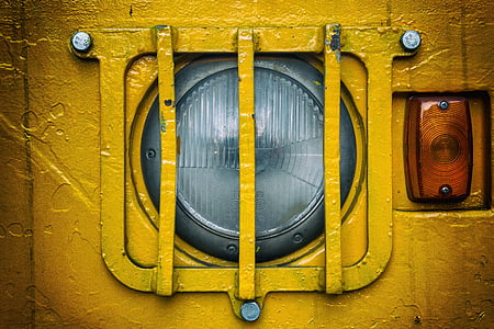 close-up photo of vehicle headlight turned-off thumbnail