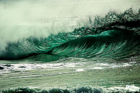 Tidal Wave Wall Painring thumbnail