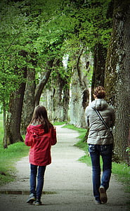 woman and girl surrounded trees thumbnail