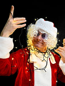 man wearing Santa Claus costume thumbnail