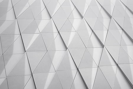 close photo of triangle accent wall thumbnail