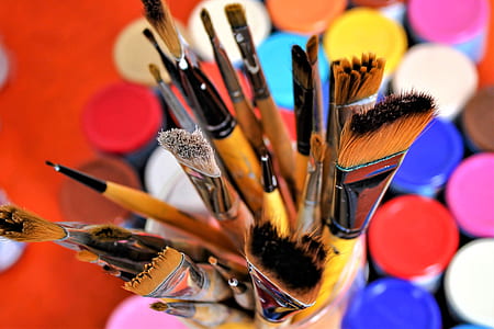 yellow handled paintbrush set thumbnail