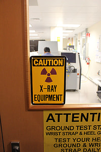 caution X-ray equipment sign thumbnail
