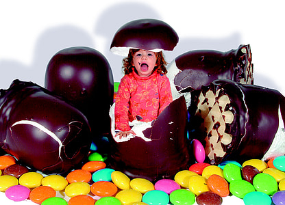 girl in chocolate wearing pink jacket thumbnail