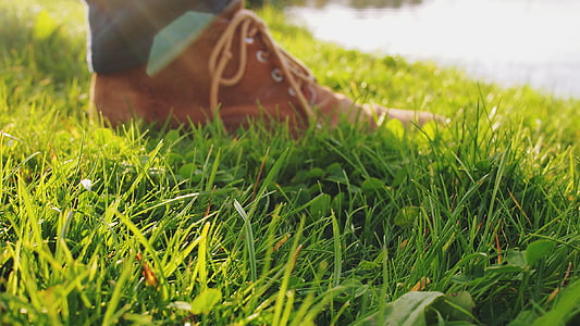 person standing on grasses thumbnail