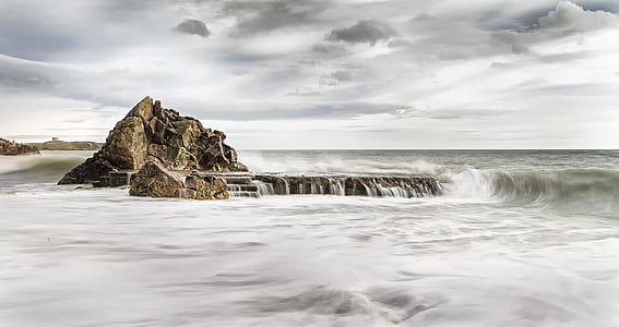 sea, water, ocean, storm thumbnail