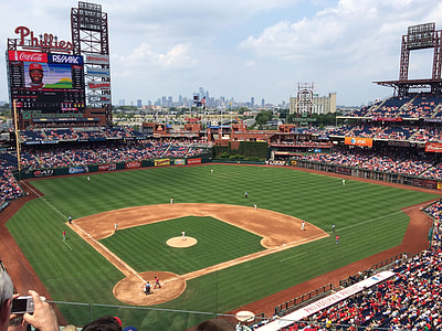 people on bleacher watching baseball game thumbnail