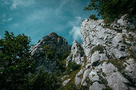 Worm's-eye View Photography of Cliff thumbnail