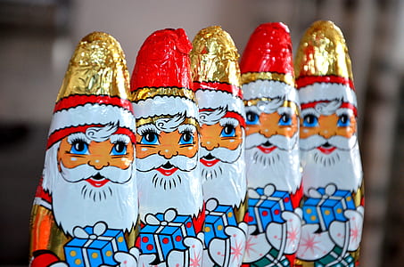 five assorted-color figurines thumbnail