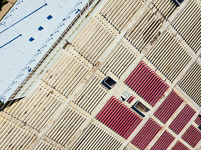 aerial photo of concert hall thumbnail