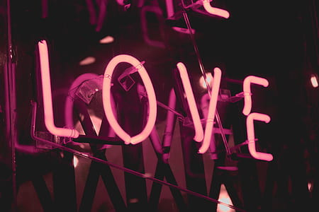 pink love neon light signage thumbnail