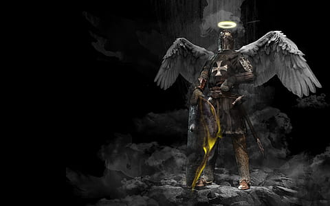 knight angel wallpaper thumbnail