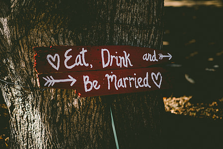 Eat Drink and Be Married signage thumbnail