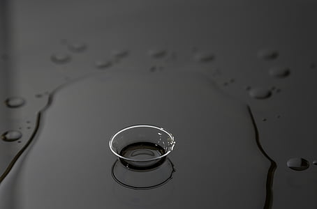 selective focus of water droplet thumbnail