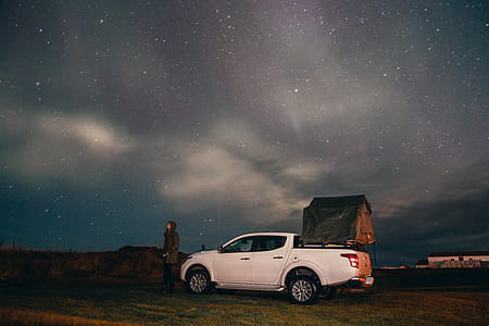 Camping Under Stars & Northern Lights Photo thumbnail