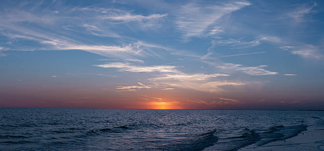 Calm Sea during Sunset thumbnail