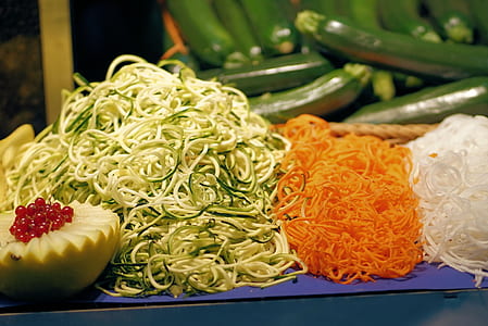 selective focus photography of assorted sliced vegetables thumbnail