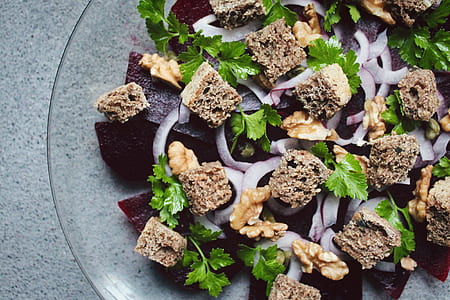 closeup photo of vegetable salad thumbnail