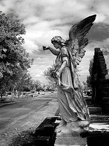 grey angel statue thumbnail