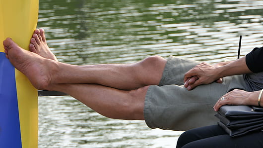man showing feet thumbnail