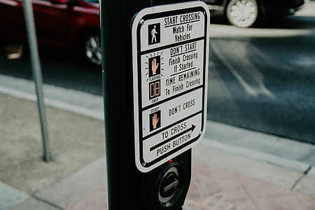 black and white crossing button thumbnail