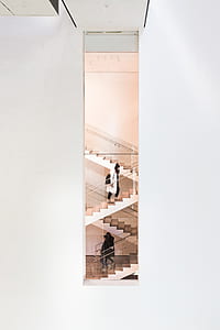 people walking on stairs thumbnail