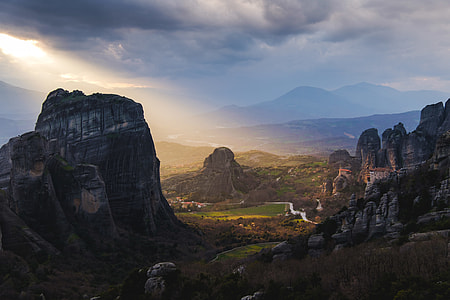 photography of brown mountains thumbnail