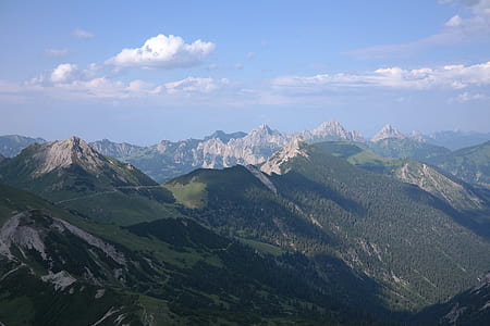 landscape, mountains, nature, sky thumbnail