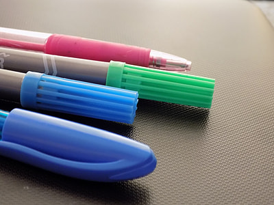 close-up photography of assorted-color pens thumbnail