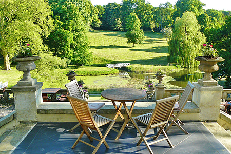 patio table with four chairs at daytime thumbnail
