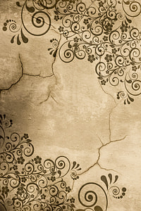 beige flower artwork on beige surface thumbnail