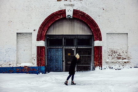 person walking on snow thumbnail
