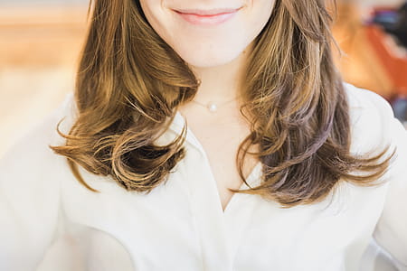 Smiling Brunette Woman Photo thumbnail
