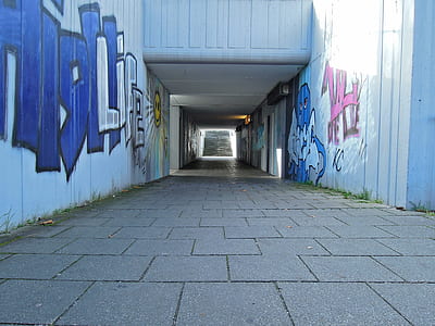 white concrete hallway thumbnail