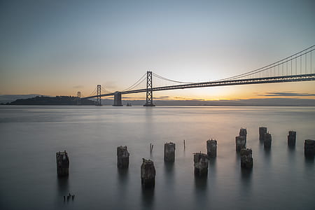 Golden Gate Bridge during sunset thumbnail