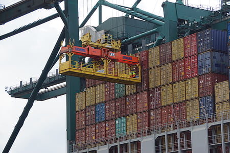 photo of assorted-color cargo container lot during daytime thumbnail